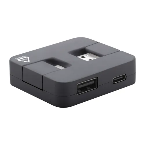 RABS USB hub Rahubu Fekete 