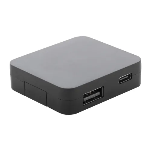 RABS USB hub Rahubu Fekete 