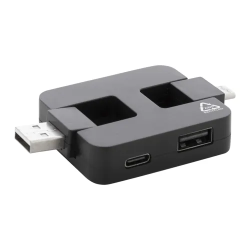 RABS USB hub Rahubu Fekete 