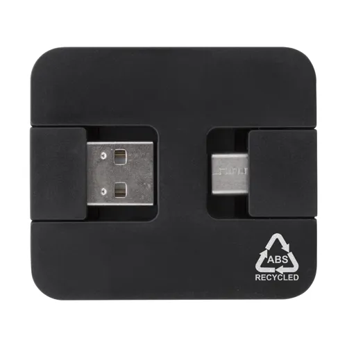 RABS USB hub Rahubu Fekete 