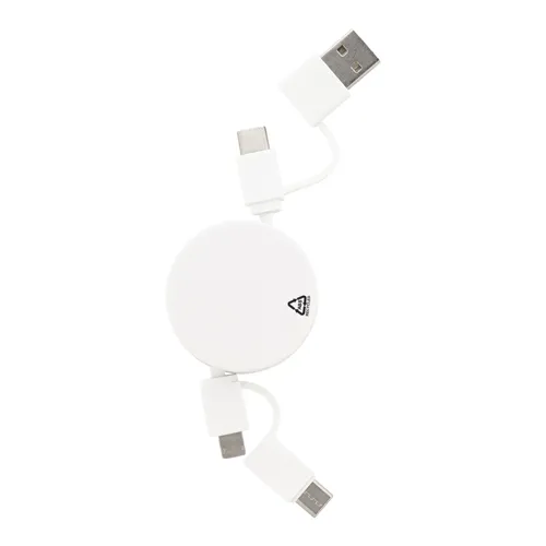 RABS USB töltőkábel Rascop Fehér 