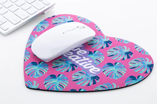 RPET egérpad CreaFelt Cursor Love Fehér 