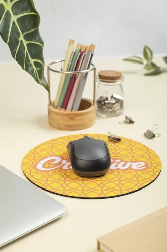 RPET egérpad CreaFelt Cursor Round Fehér 