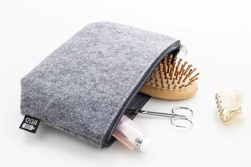 RPET kozmetikai táska Refelt Beauty Szürke 