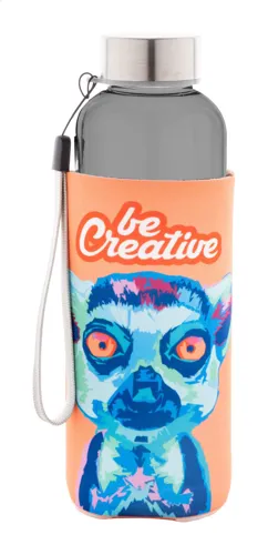 RPET kulacs Pemba Creative Fekete 