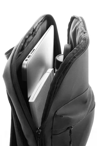 RPET laptop hátizsák Slippu Fekete 