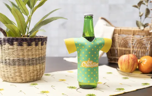 RPET sörösüveg hűtő PrintBeer Fehér 