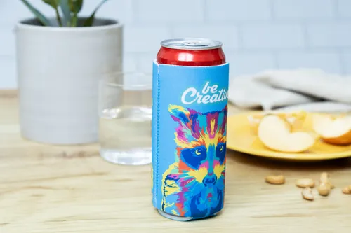 RPET üdítős doboz hűtő PrintCan Slim Fehér 