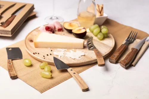 Sajtkés szett Fontina Barna 