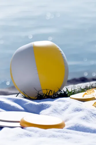 Strandlabda (ø23 cm) Waikiki Sárga 