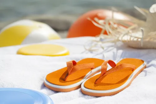 Strandpapucs Malibu Narancssárga 