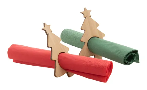 Szalvétagyűrű szett Julmiddag Barna 