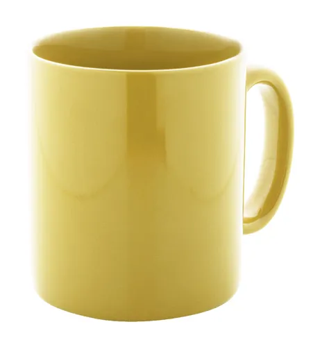 Színes kerámia bögre Kolomu Sárga 