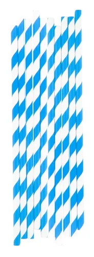 Szívószál szett StriStraw Kék 