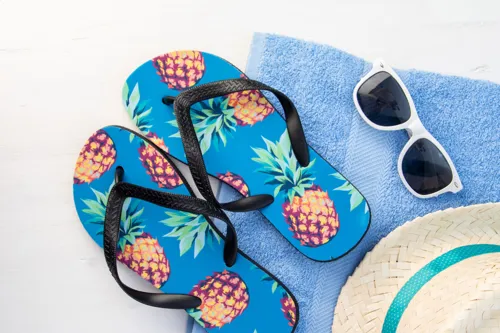 Szublimációs strandpapucs Suboslip Fehér 