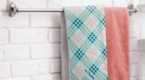 Szublimációs törölköző CreaTowel L Fehér 