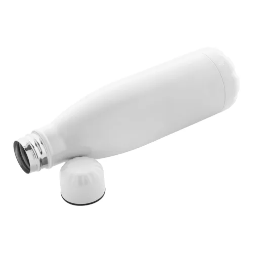 Újrahasznosított rozsdamentes acél kulacs Refill Fehér 