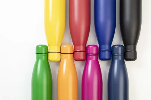 Újrahasznosított rozsdamentes acél kulacs Refill Rózsaszín 