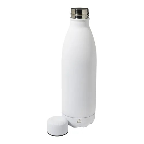 Újrahasznosított rozsdamentes acél kulacs Refill Soft Fehér 