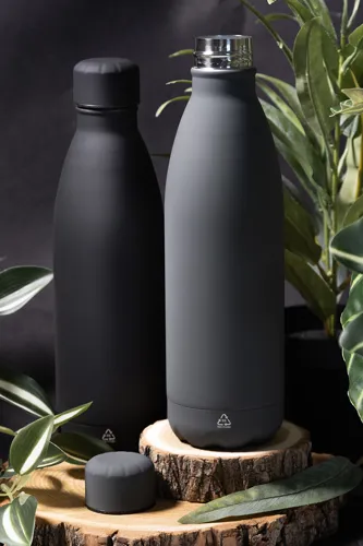Újrahasznosított rozsdamentes acél kulacs Refill Soft Szürke 
