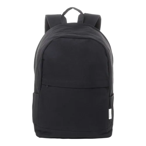 Újrahasznosított vászon hátizsák Rebyss Back Fekete 
