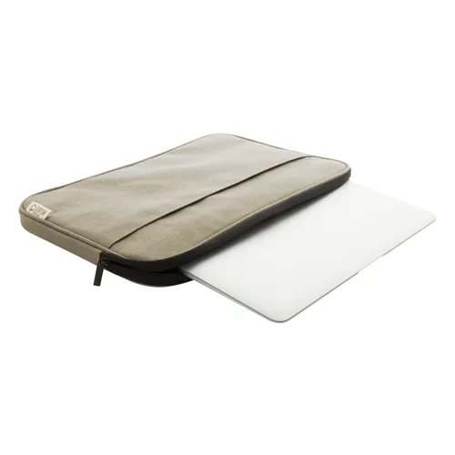 Újrahasznosított vászon laptoptáska Rebyss Comp Barna 