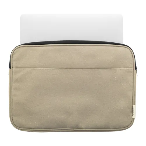 Újrahasznosított vászon laptoptáska Rebyss Comp Barna 