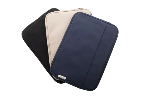 Újrahasznosított vászon laptoptáska Rebyss Comp Fekete 