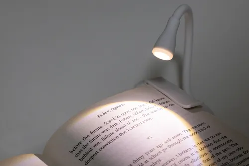 Újratölthető olvasólámpa Bedtime Fehér 