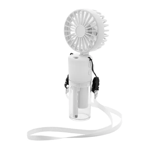 Újratölthető vízpermetes ventilátor Misty Fehér 