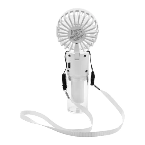 Újratölthető vízpermetes ventilátor Misty Fehér 