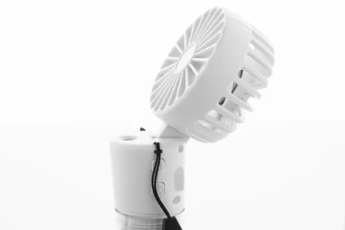 Újratölthető vízpermetes ventilátor Misty Fehér 