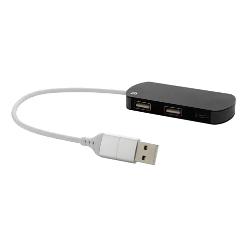 USB hub Raluhub Fekete 