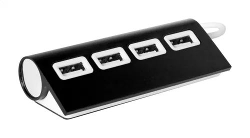 USB hub Wudge Fekete 