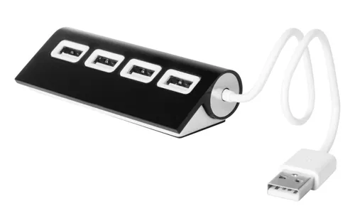 USB hub Wudge Fekete 