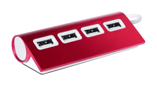 USB hub Wudge Piros 