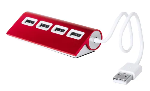 USB hub Wudge Piros 