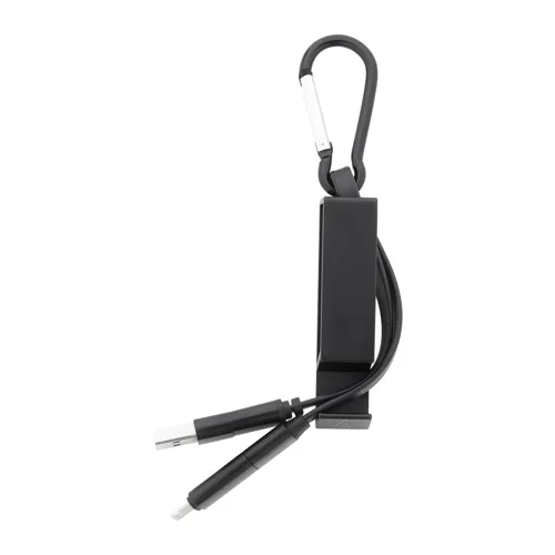 USB töltőkábel Cappy Fekete 
