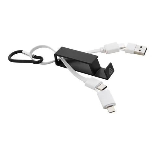 USB töltőkábel Cappy Fekete 