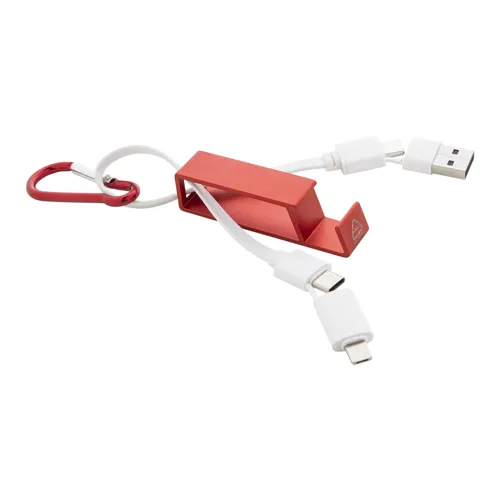USB töltőkábel Cappy Piros 