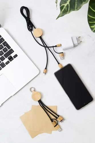 USB töltőkábel Cobbel Barna 