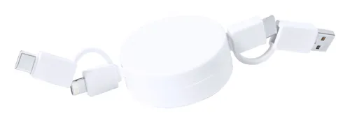 USB töltőkábel Enari Fehér 
