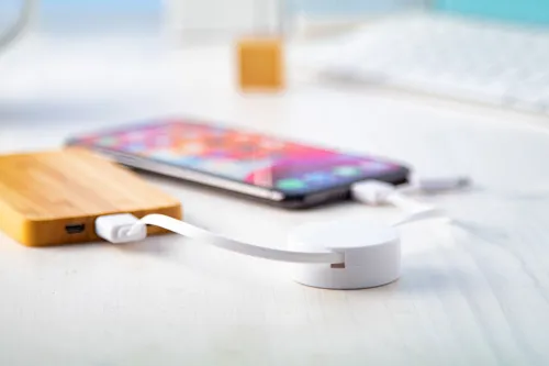 USB töltőkábel Enari Fehér 