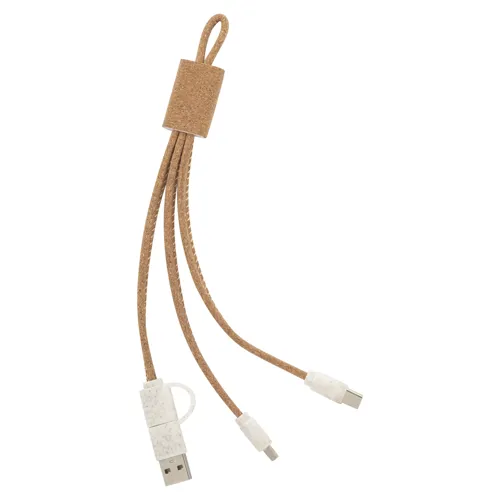 USB töltőkábel Koruku Barna 