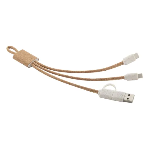 USB töltőkábel Koruku Barna 