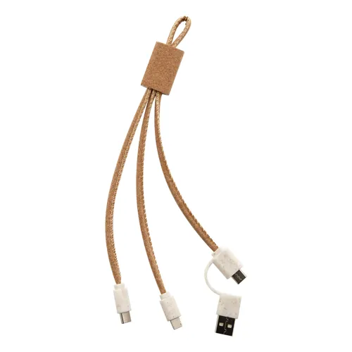 USB töltőkábel Koruku Barna 