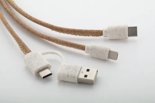 USB töltőkábel Koruku Barna 