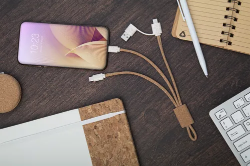 USB töltőkábel Koruku Barna 