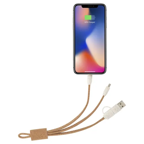 USB töltőkábel Koruku Barna 