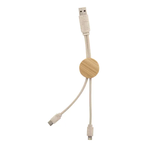USB töltőkábel Nihon Barna 